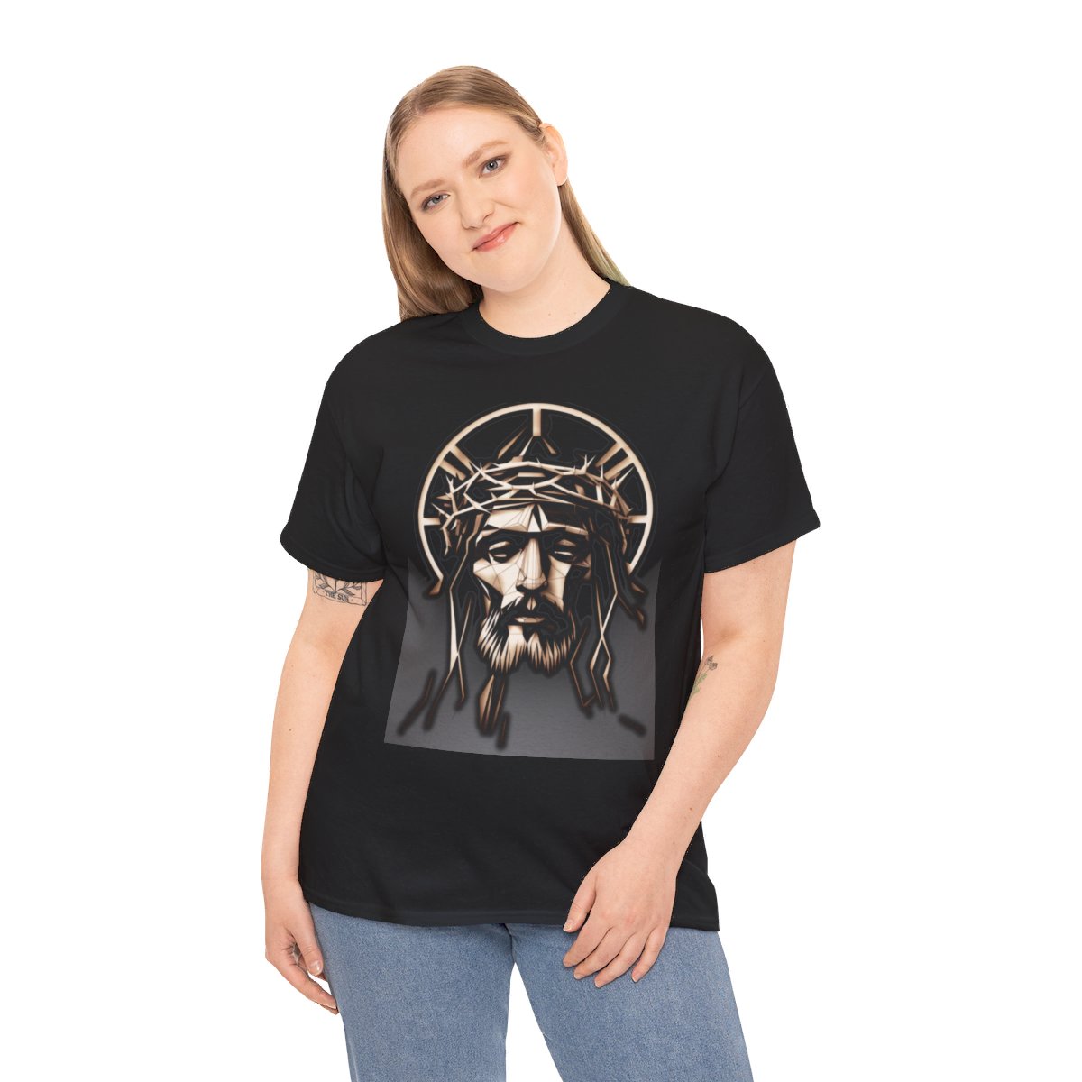 Jesus - Unisex Heavy Cotton Tee - Image 4