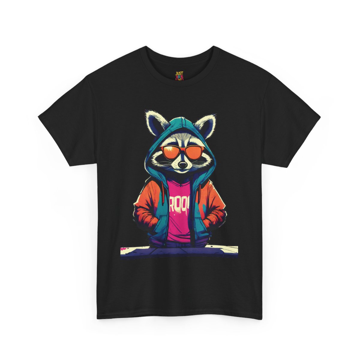 Racoon - Unisex Heavy Cotton Tee - Image 8