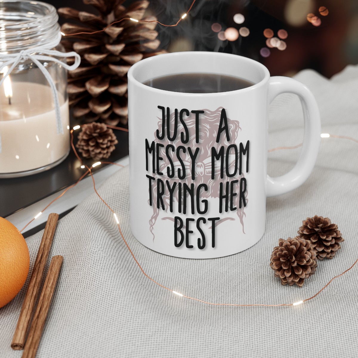 Just a Mom - Ceramic Mug, (11oz, 15oz) - Image 3