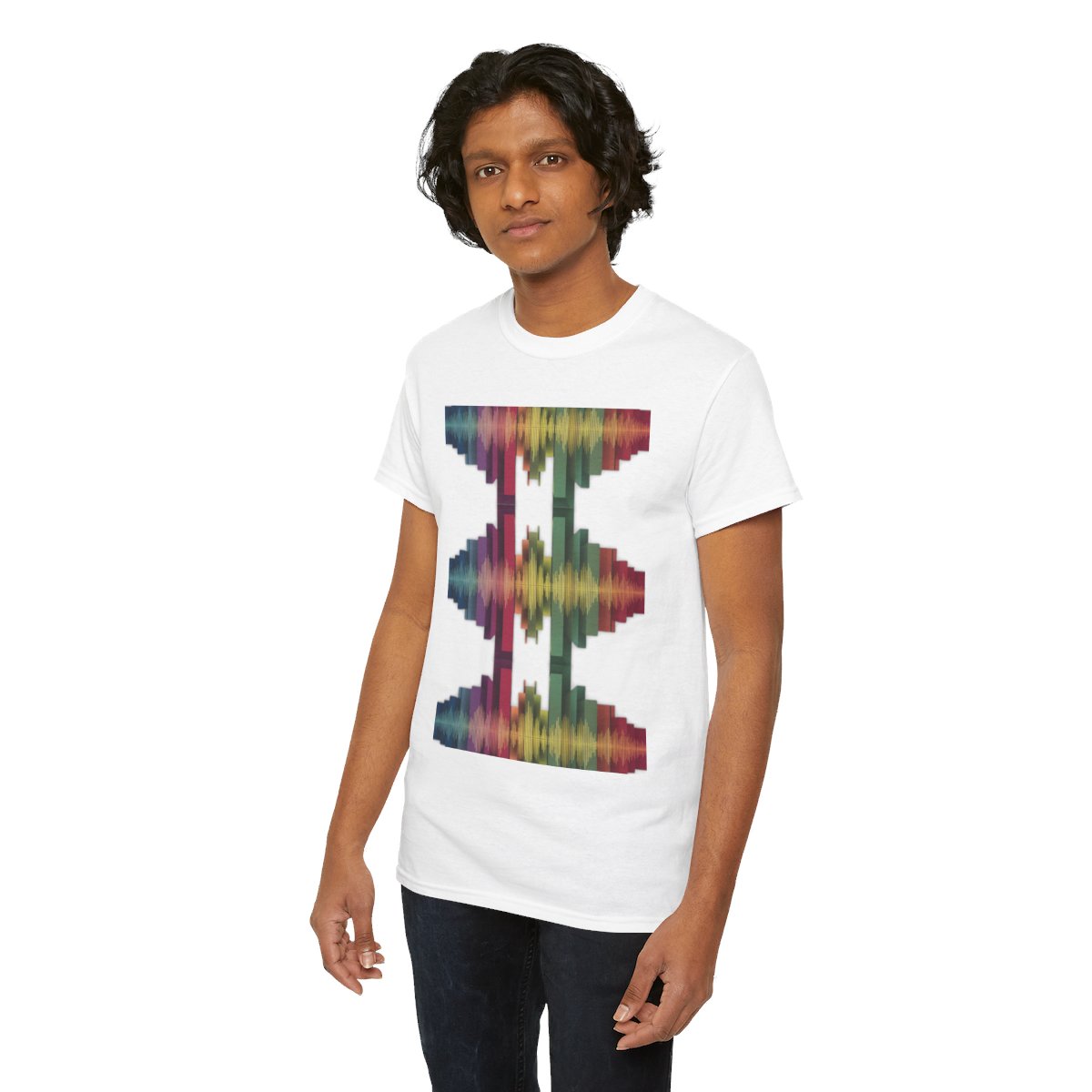 Soundwaves - Unisex Heavy Cotton Tee - Image 5