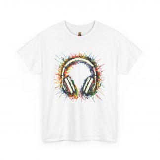 Color Charged Headphones - Unisex Heavy Cotton Tee