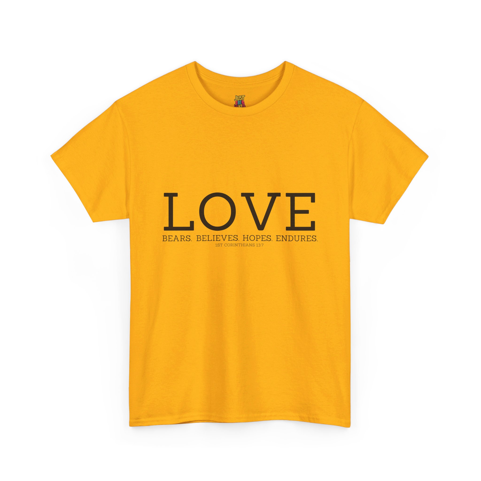 Love Bears. Believes. Hopes. Endures. - Unisex Heavy Cotton Tee - Image 8