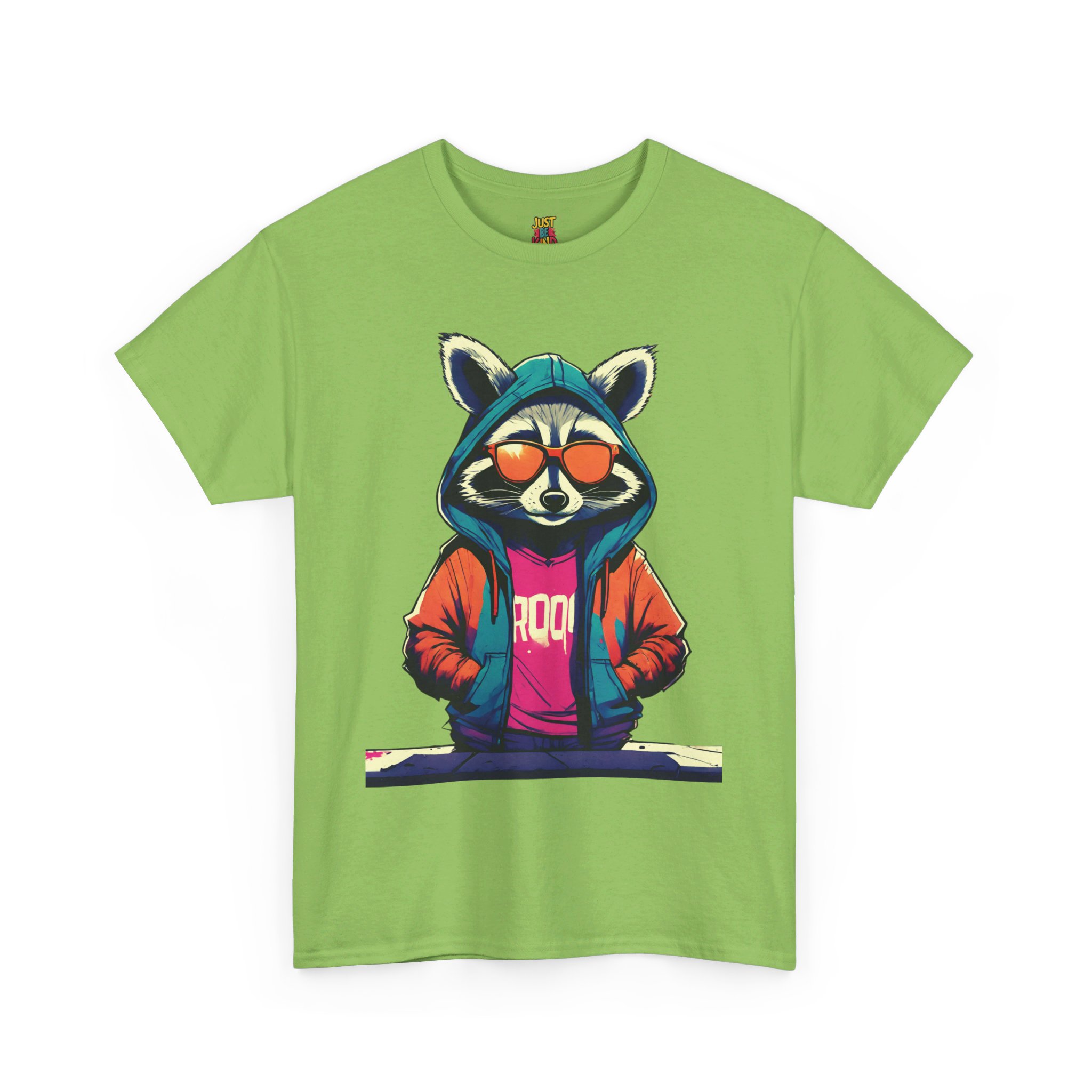 Racoon - Unisex Heavy Cotton Tee - Image 9