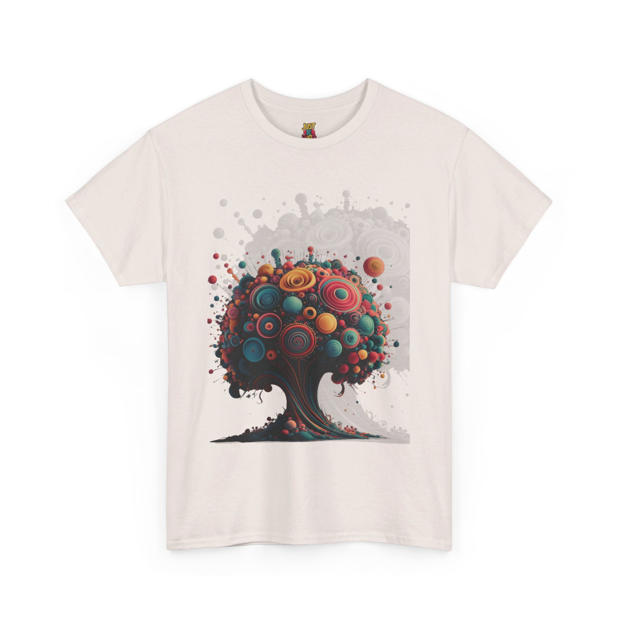 Swirling Abstract Tree - Unisex Heavy Cotton Tee