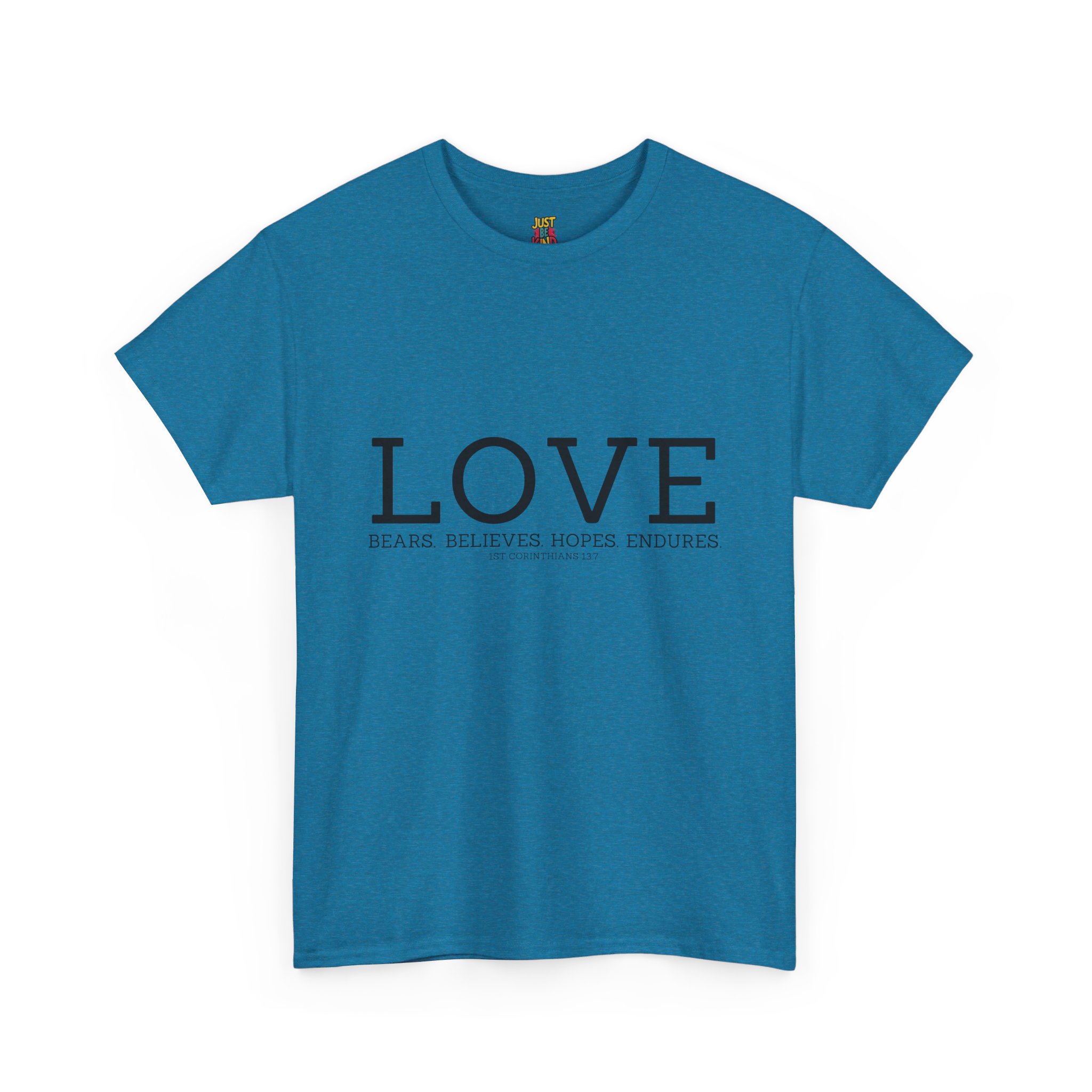 Love Bears. Believes. Hopes. Endures. - Unisex Heavy Cotton Tee - Image 9