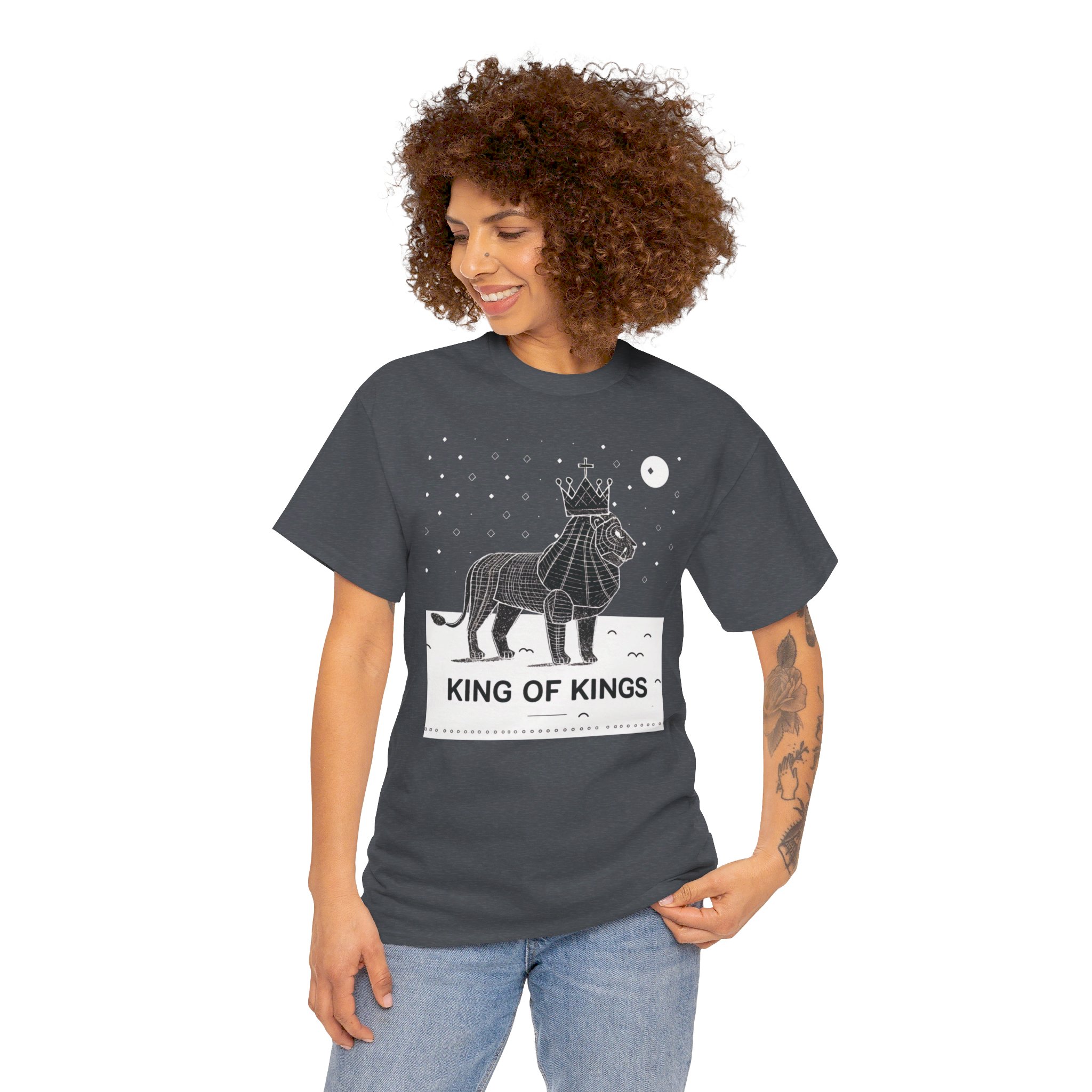 King of Kings - Unisex Heavy Cotton Tee - Image 3