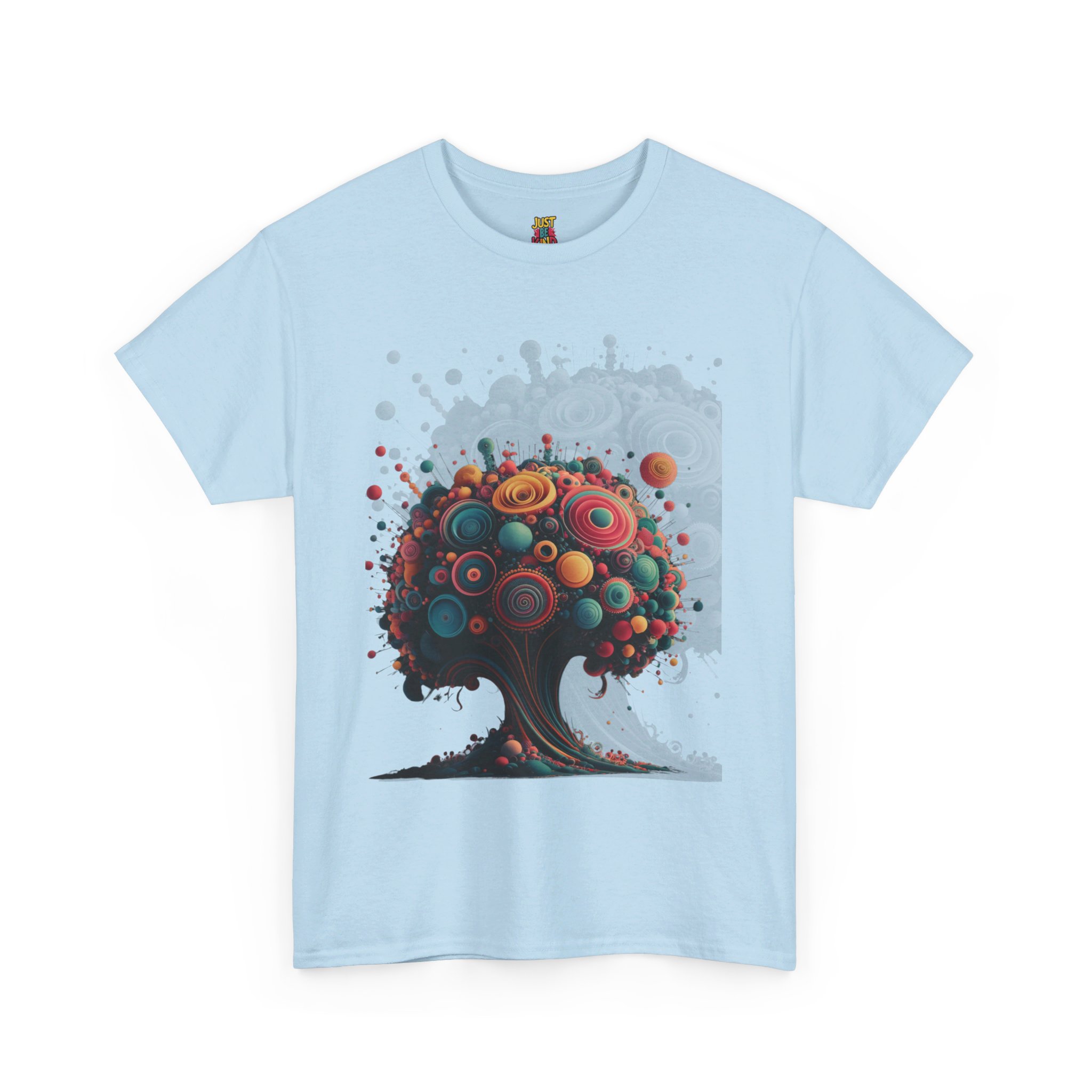 Swirling Abstract Tree - Unisex Heavy Cotton Tee - Image 8