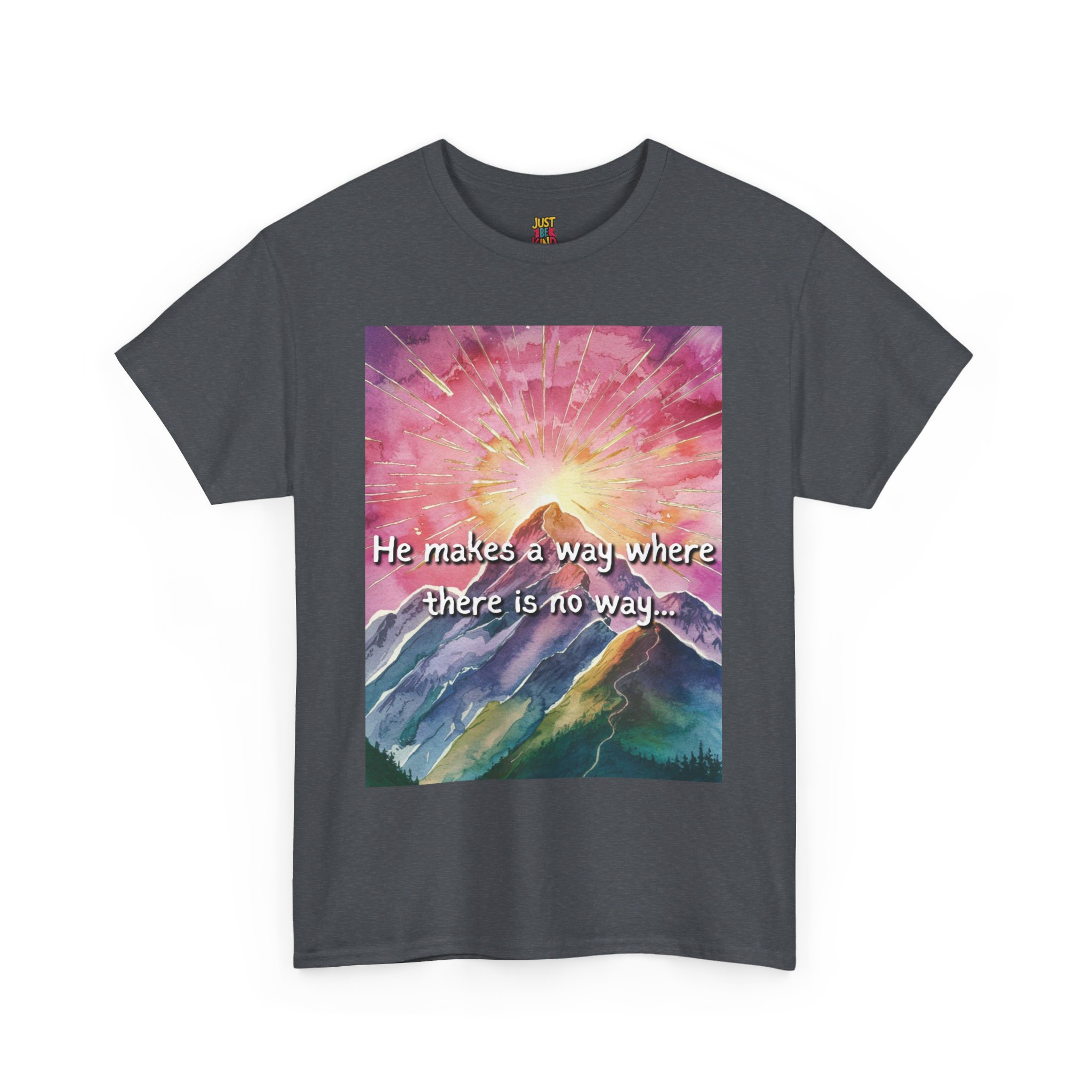 He Makes A Way - Unisex Heavy Cotton Tee -
