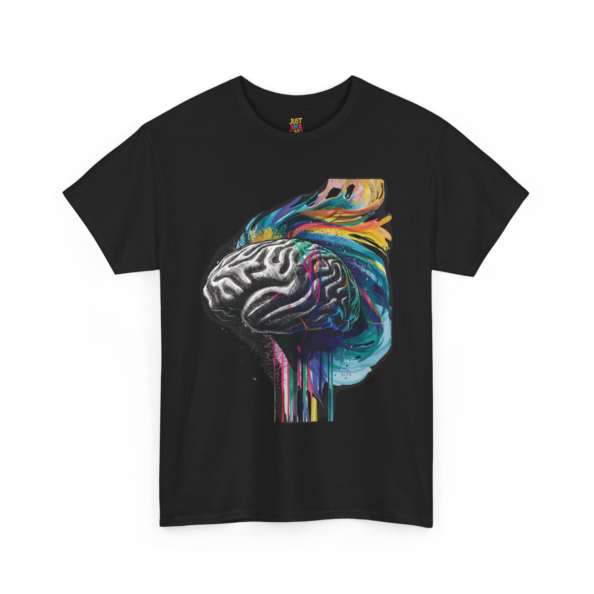 Brain Waves - Unisex Heavy Cotton Tee - Image 6