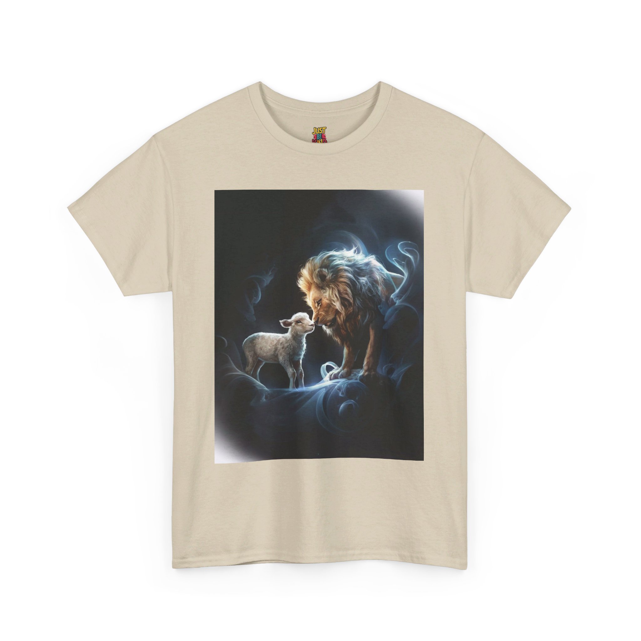 Lion and Lamb - Unisex Heavy Cotton Tee - Image 7