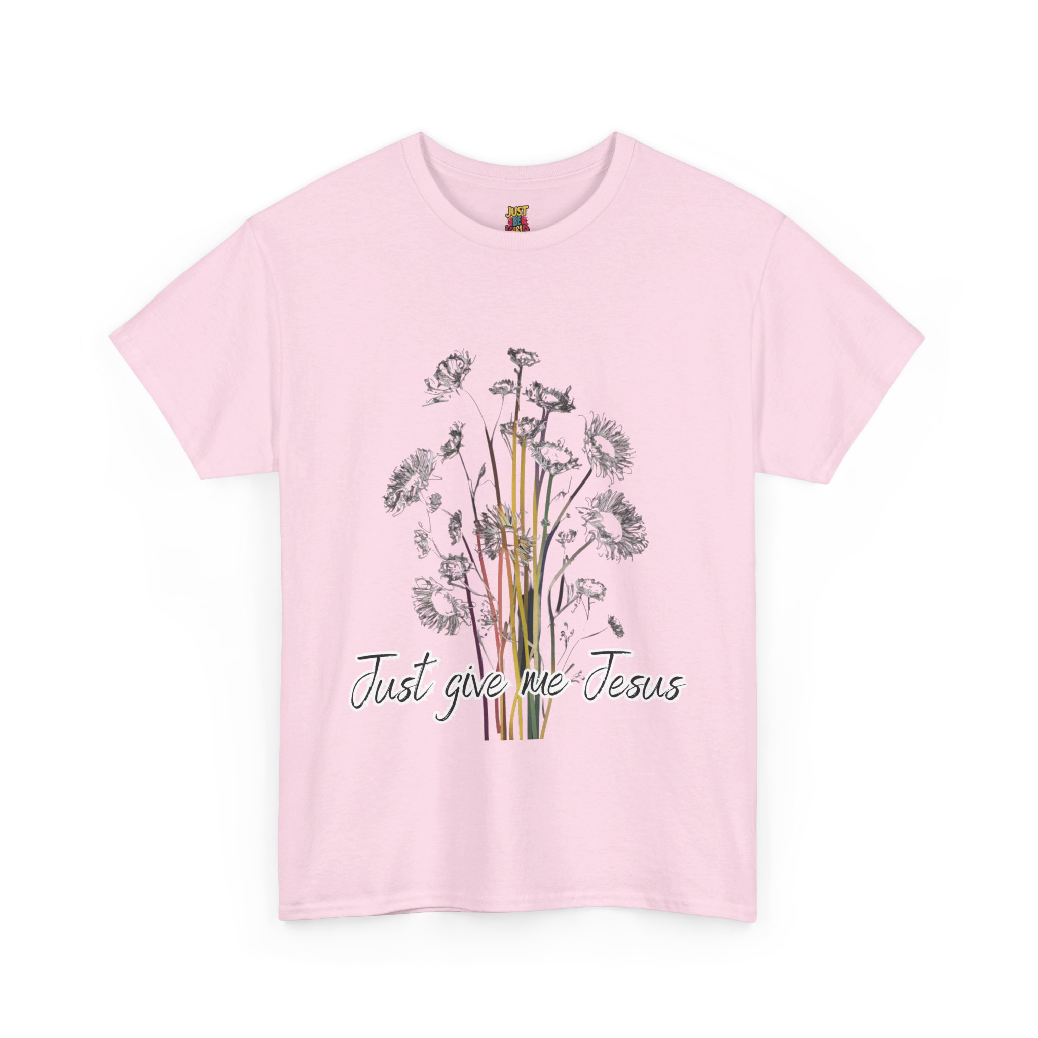 Wildflowers Just Give Me Jesus - Unisex Heavy Cotton Tee - Image 10