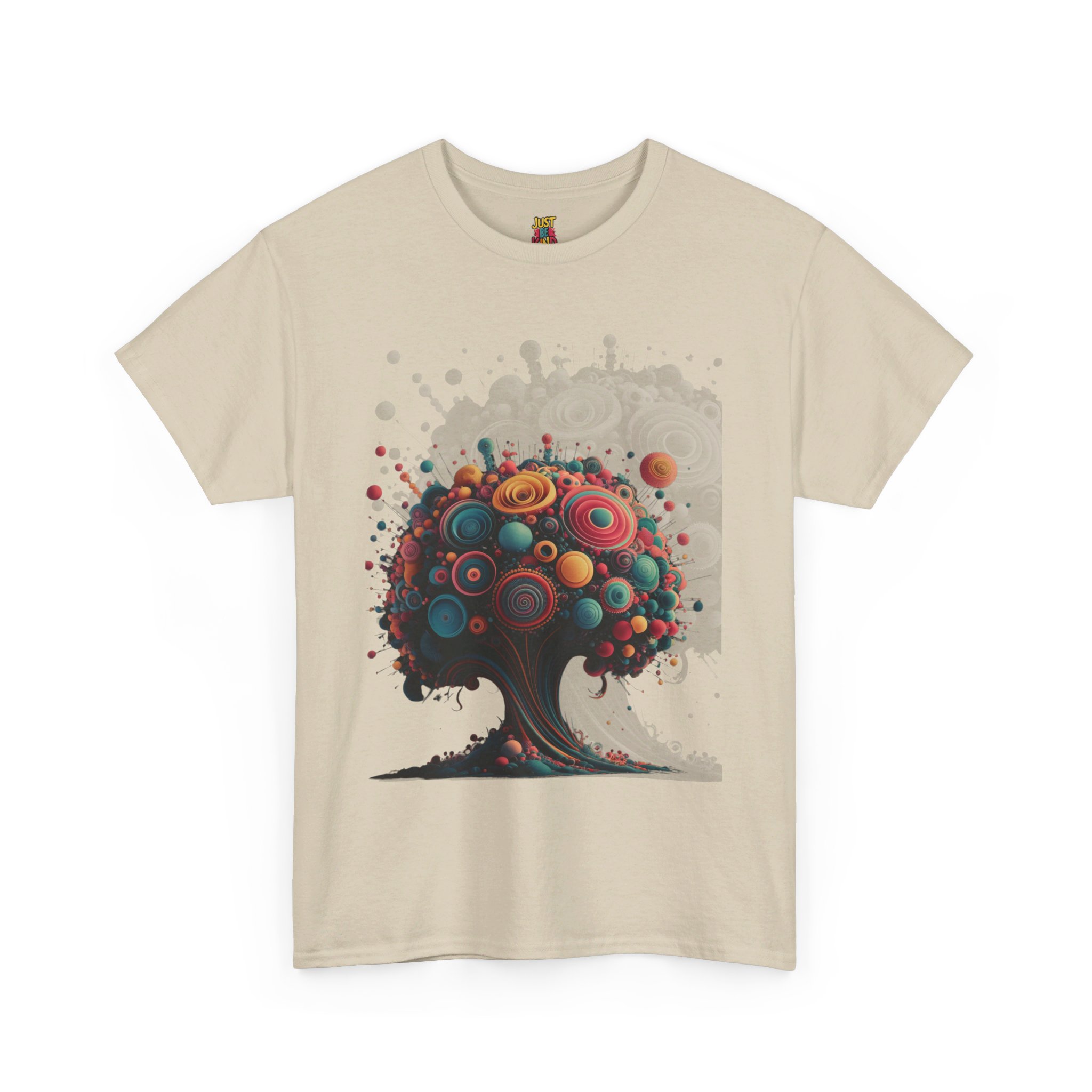 Swirling Abstract Tree - Unisex Heavy Cotton Tee - Image 7