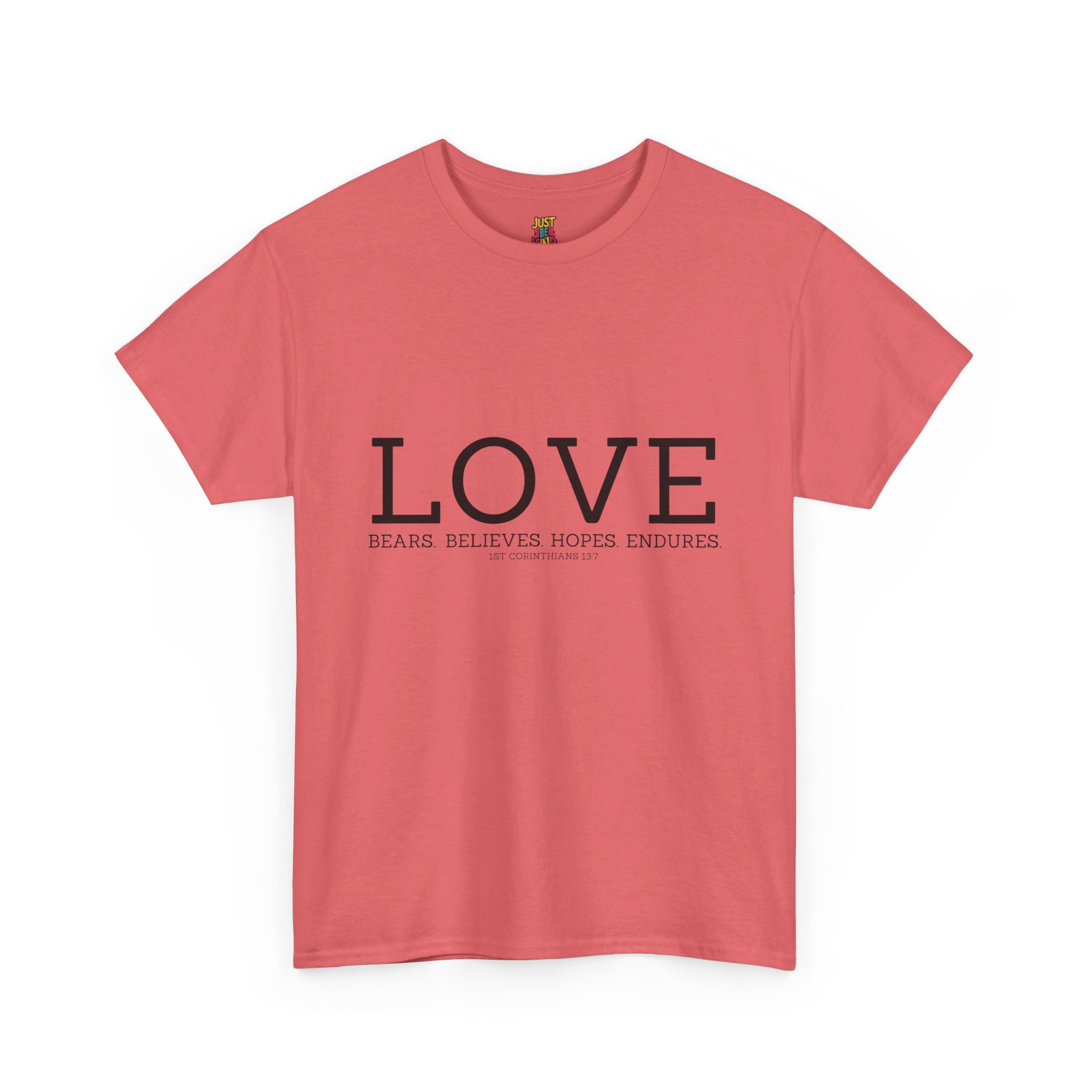 Love Bears. Believes. Hopes. Endures. - Unisex Heavy Cotton Tee - Image 7