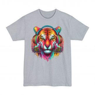 Tiger Headphones - Unisex Tall Beefy-T® T-Shirt