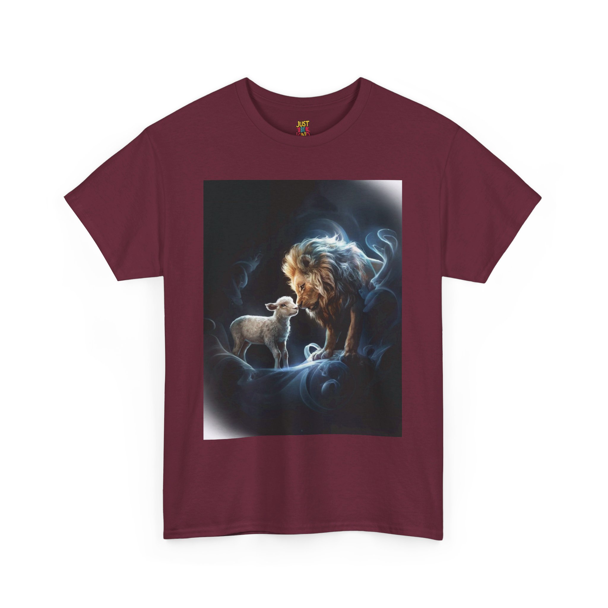 Lion and Lamb - Unisex Heavy Cotton Tee - Image 8