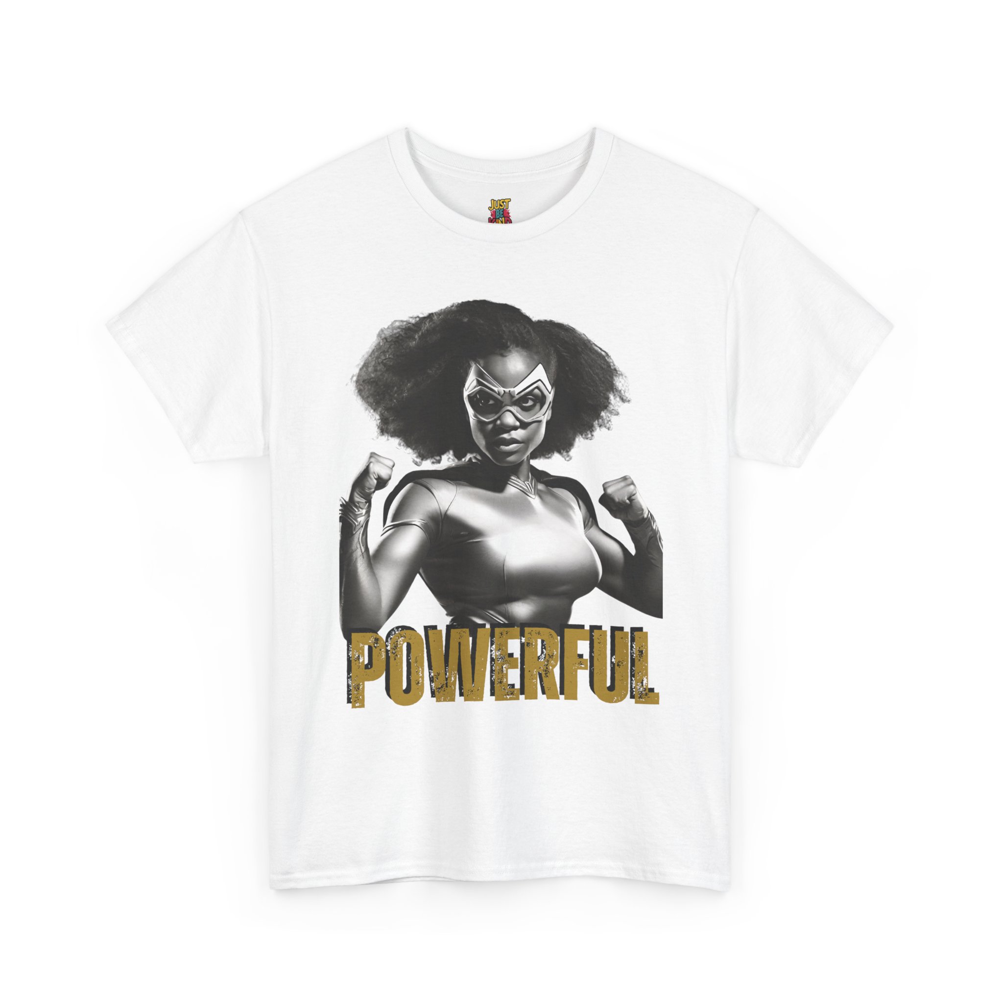 Powerful Super Hero - Unisex Heavy Cotton Tee - Image 6