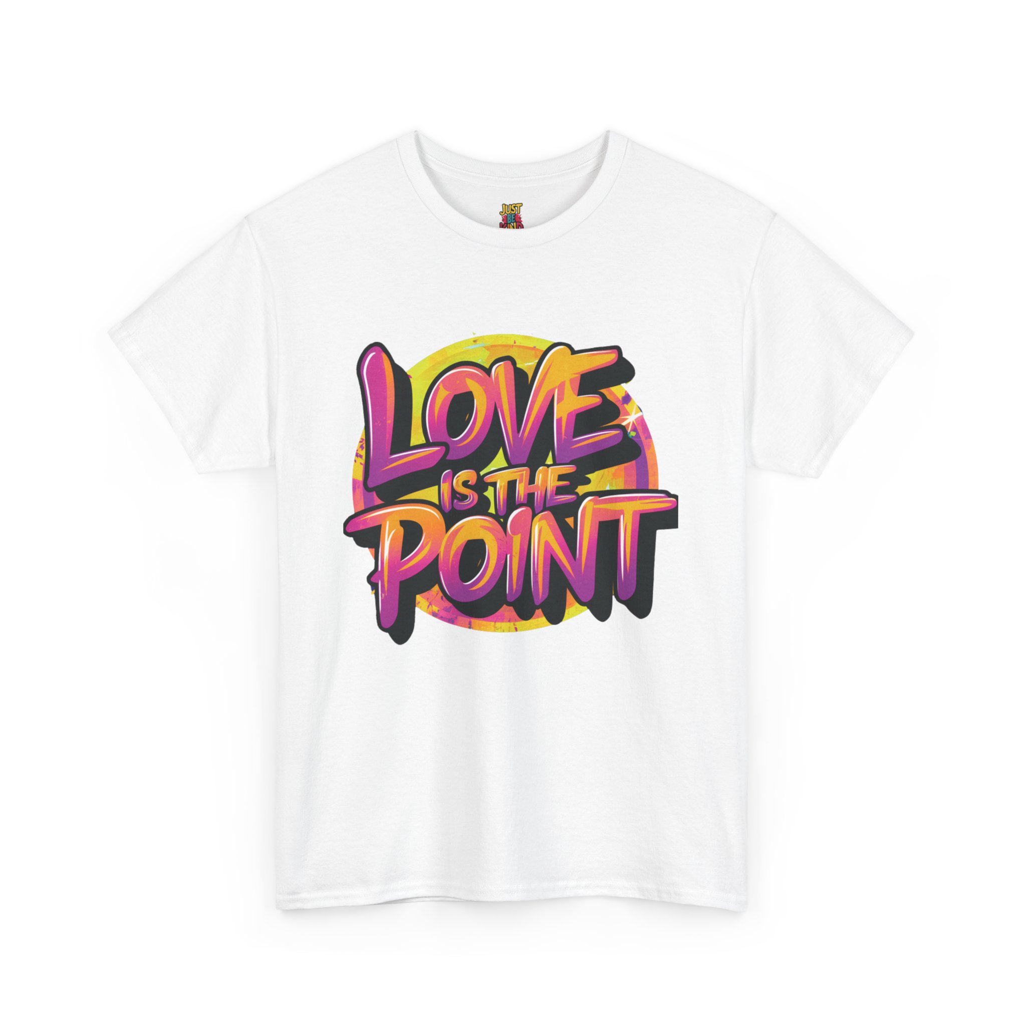 Love is the Point- Unisex Heavy Cotton Tee - Image 6