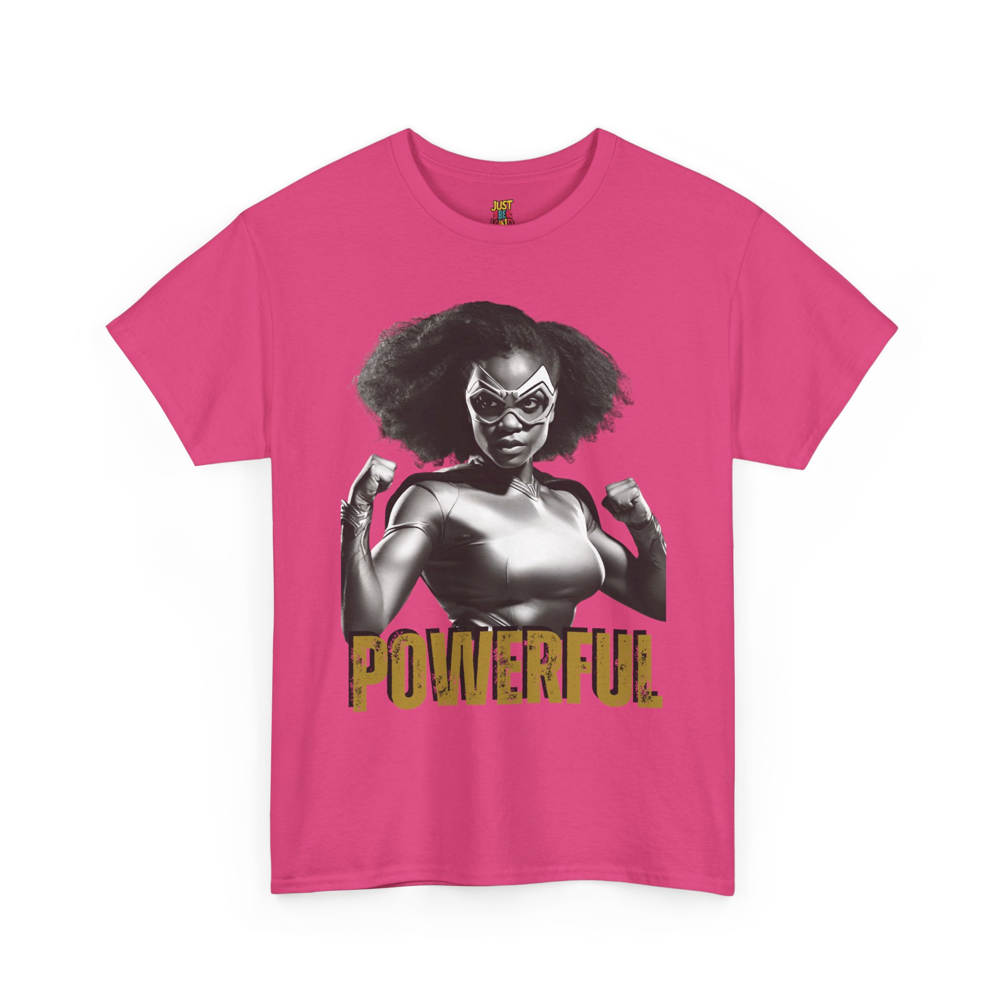 Powerful Super Hero - Unisex Heavy Cotton Tee