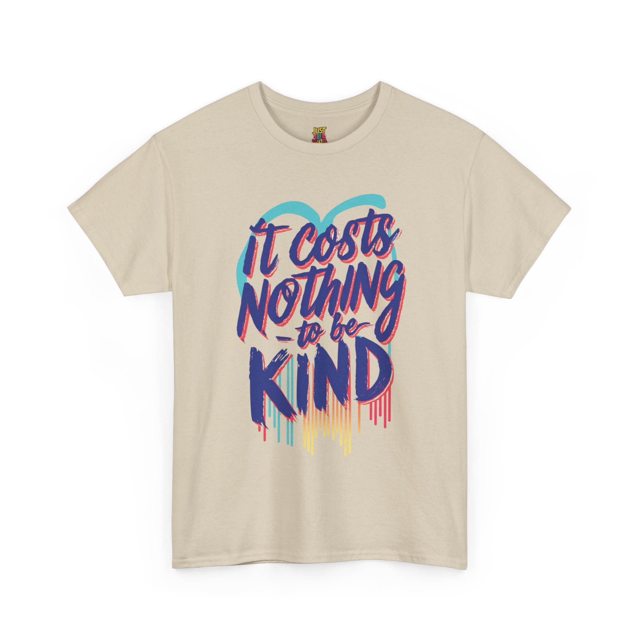 It Costs Nothing to Be Kind - Unisex Heavy Cotton Tee - Image 6