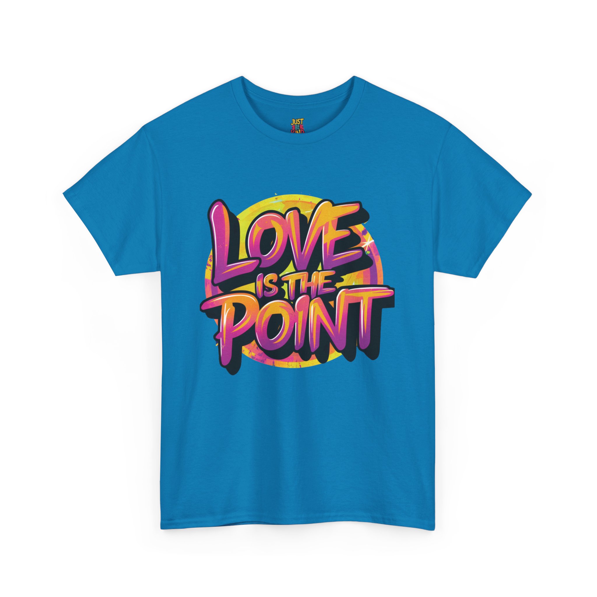 Love is the Point- Unisex Heavy Cotton Tee - Image 8