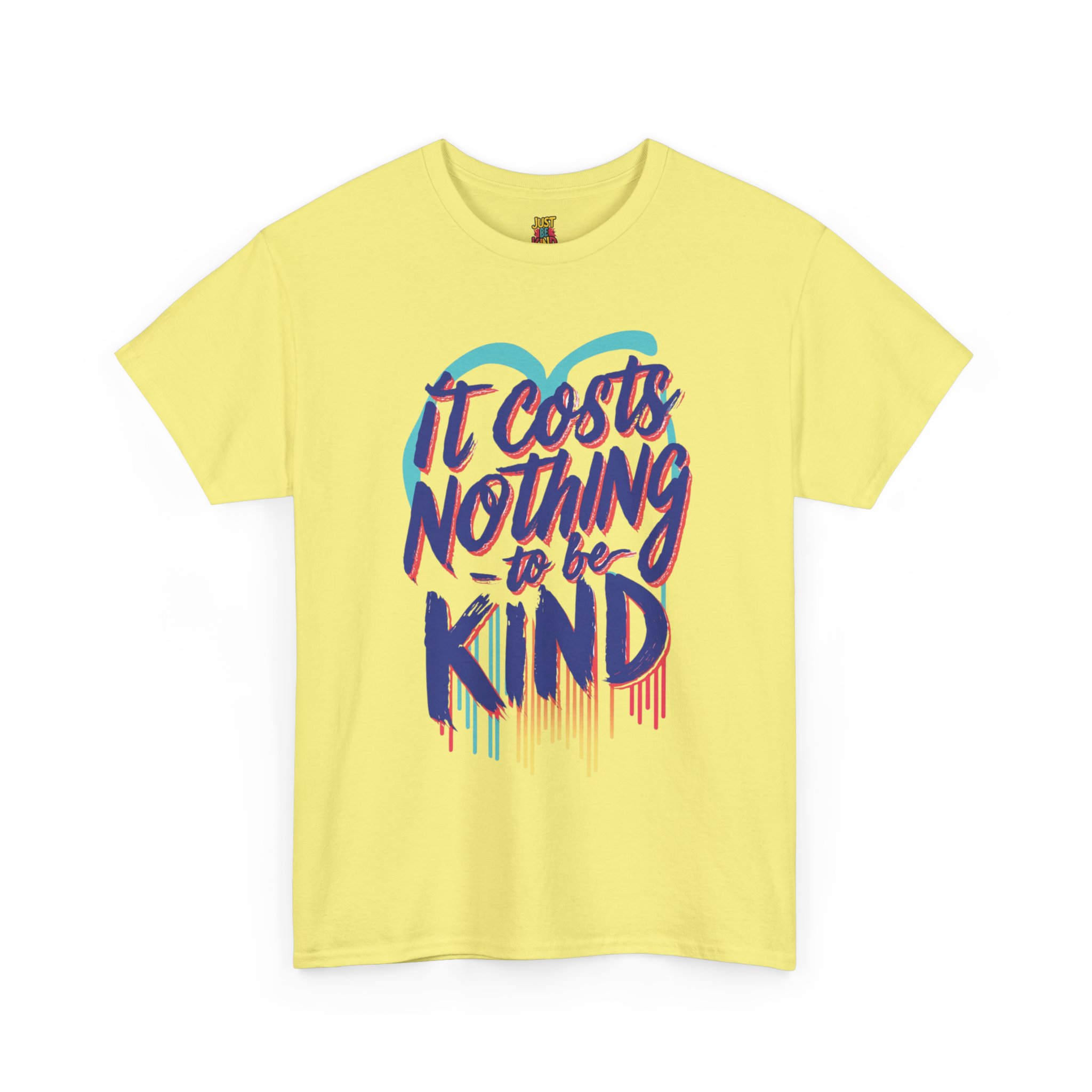 It Costs Nothing to Be Kind - Unisex Heavy Cotton Tee - Image 7
