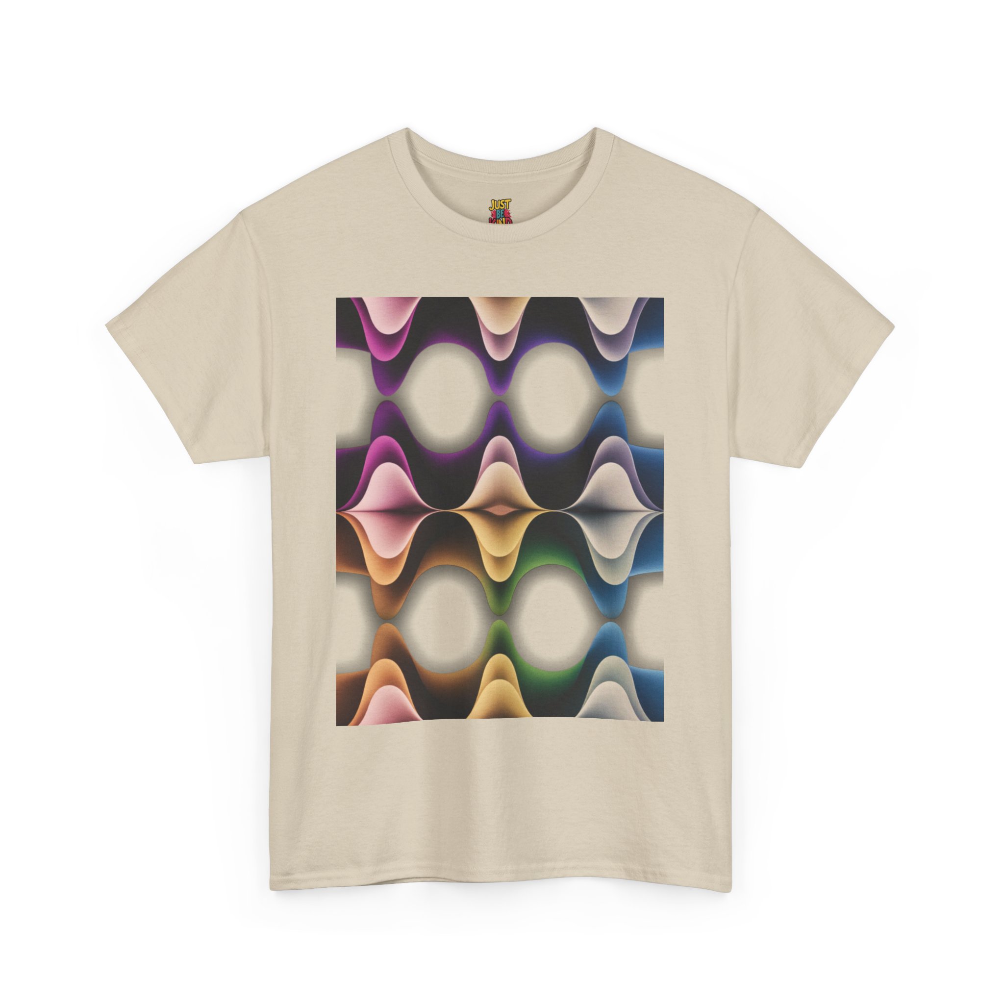 Slopes of Soundwaves - Unisex Heavy Cotton Tee - Image 8