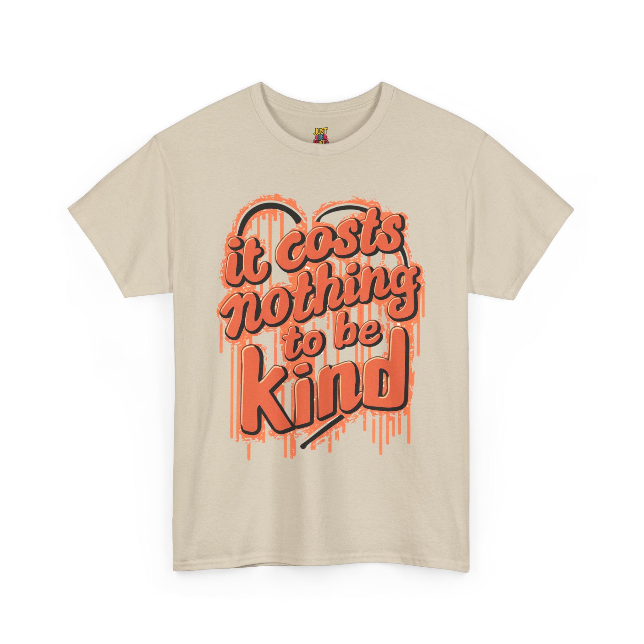 It Costs Nothing To Be Kind - Unisex Heavy Cotton Tee - Image 7
