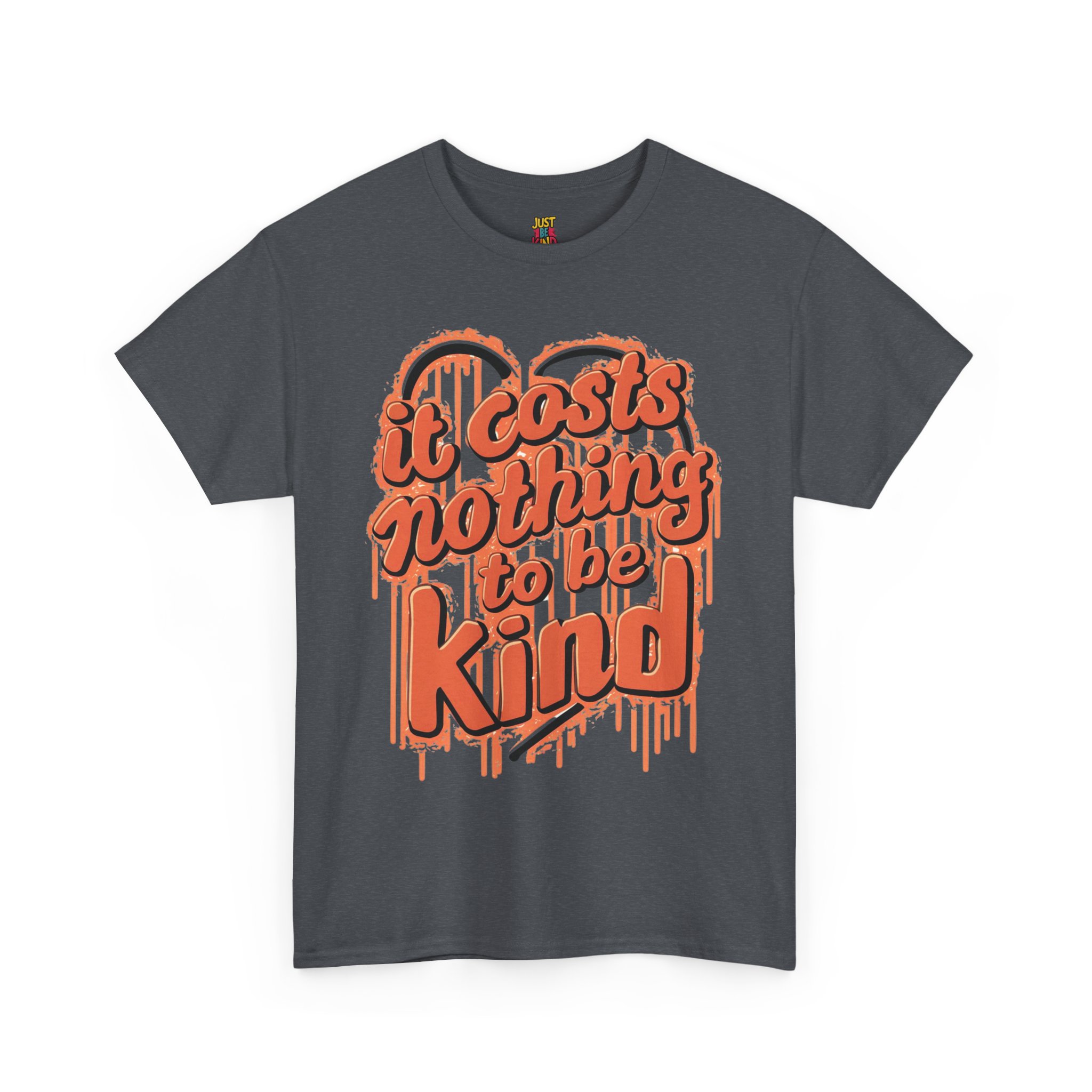 It Costs Nothing To Be Kind - Unisex Heavy Cotton Tee - Image 6