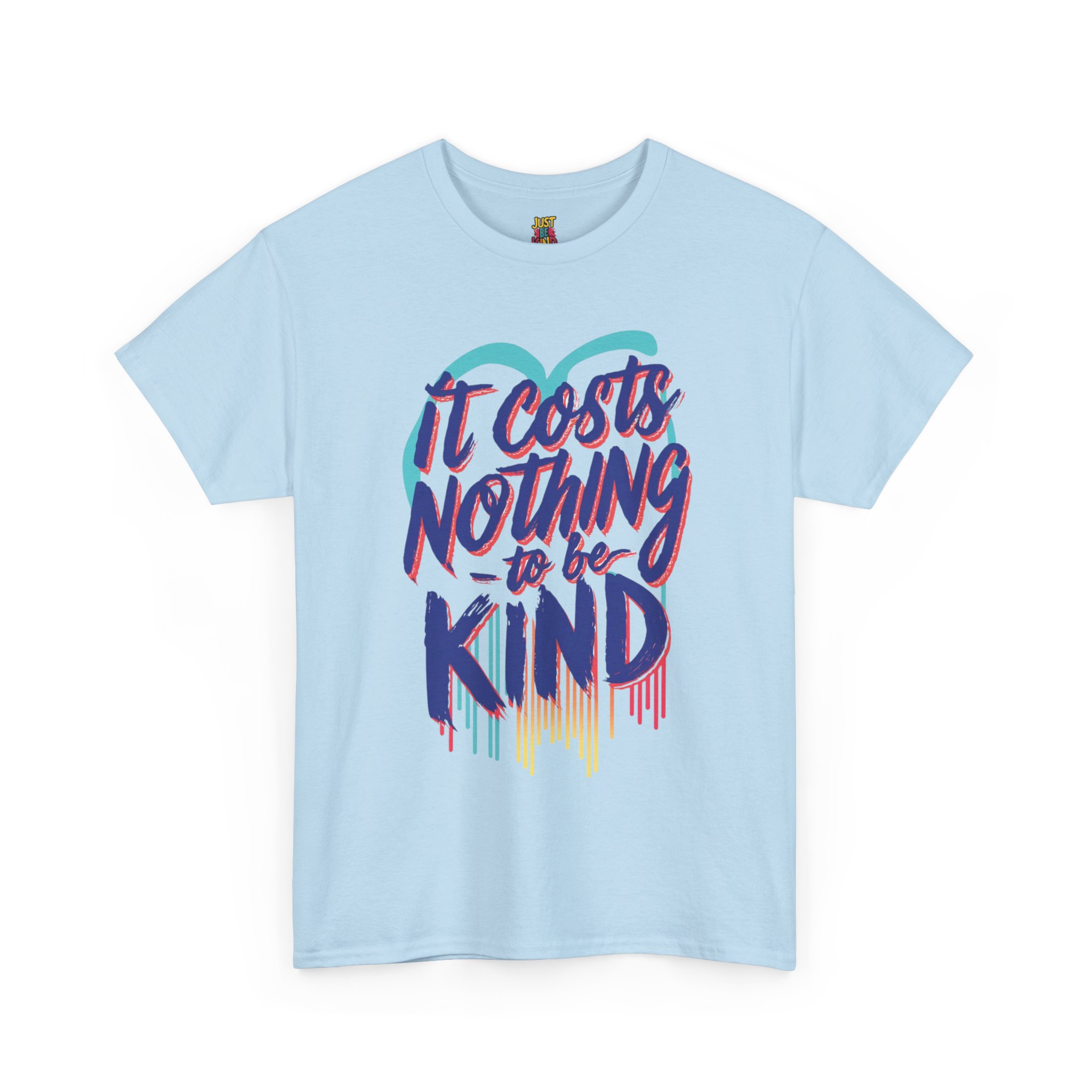 It Costs Nothing to Be Kind - Unisex Heavy Cotton Tee - Image 8