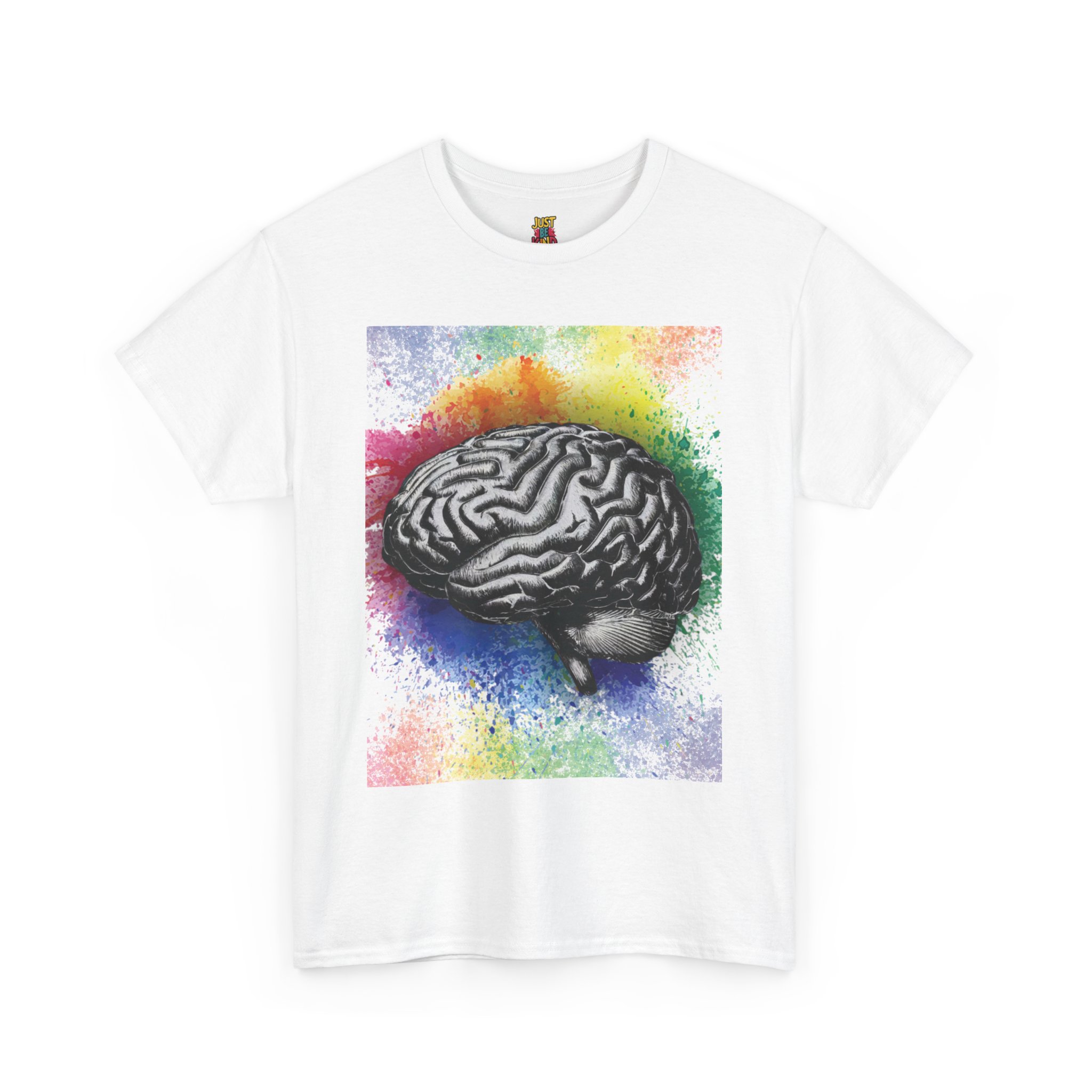 Brain Splash - Unisex Heavy Cotton Tee - Image 6